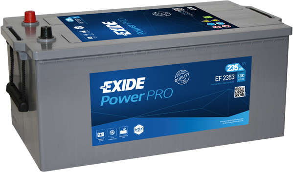 Стартерная аккумуляторная батарея   EF2353   EXIDE