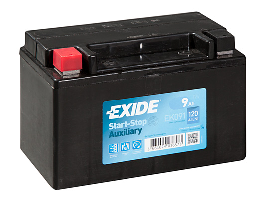 Стартерная аккумуляторная батарея   EK091   EXIDE