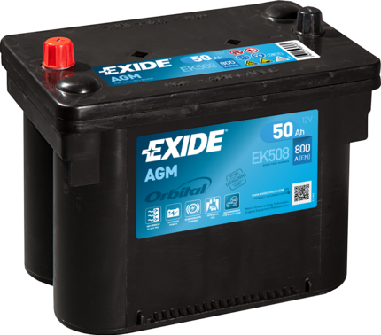 Стартерная аккумуляторная батарея   EK508   EXIDE