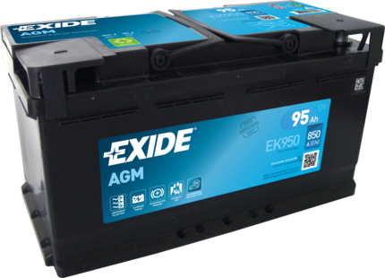 Стартерная аккумуляторная батарея   EK950   EXIDE
