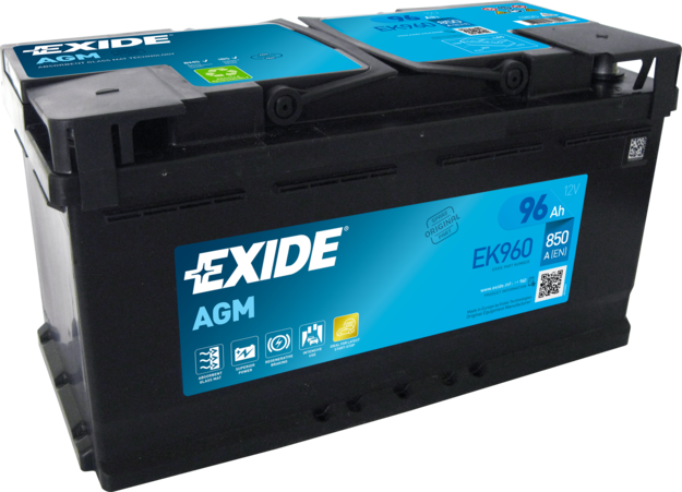 Стартерная аккумуляторная батарея   EK960   EXIDE