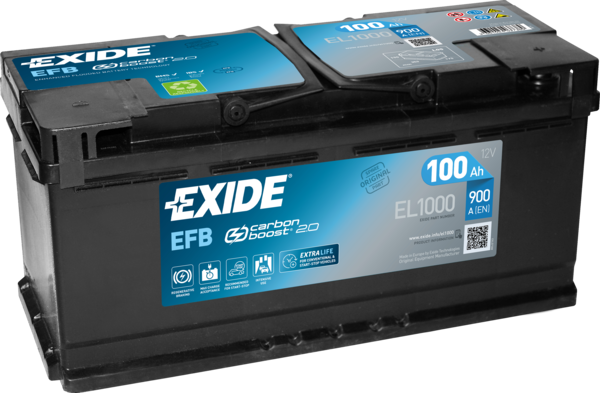 Стартерная аккумуляторная батарея   EL1000   EXIDE