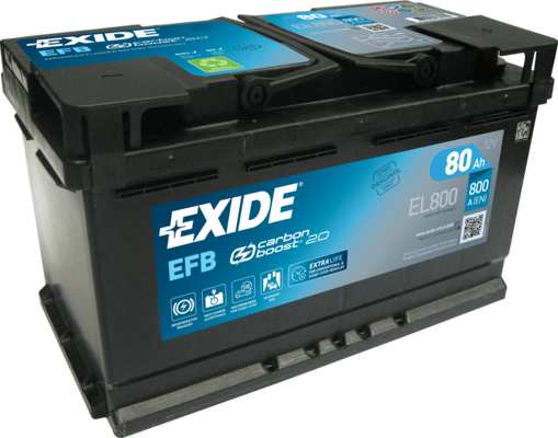 Стартерная аккумуляторная батарея   EL800   EXIDE