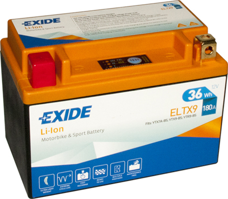 Стартерная аккумуляторная батарея   ELTX9   EXIDE