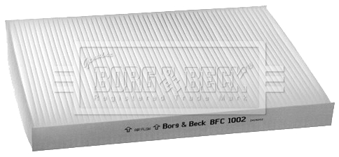 Фільтр, повітря у салоні   BFC1002   BORG & BECK