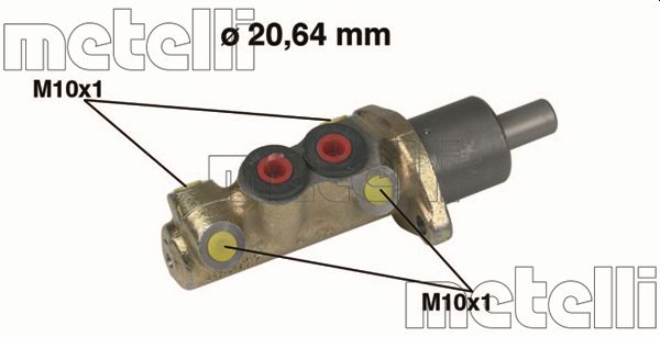 Главный тормозной цилиндр, METELLI, 05-0039