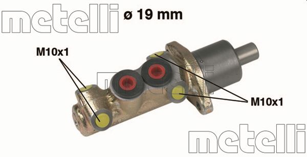 Головний гальмівний циліндр, METELLI, 05-0061