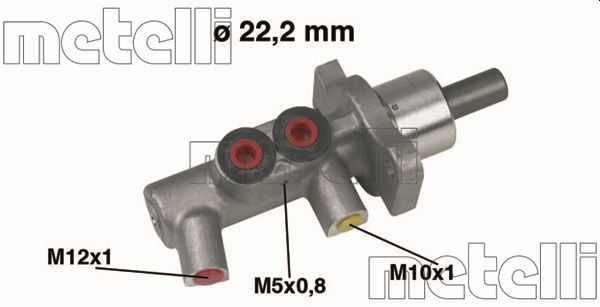 Головний гальмівний циліндр   05-0383   METELLI