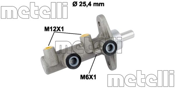 Главный тормозной цилиндр   05-0819   METELLI