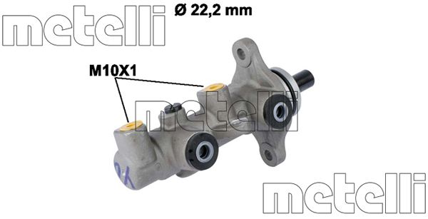 Главный тормозной цилиндр   05-0820   METELLI