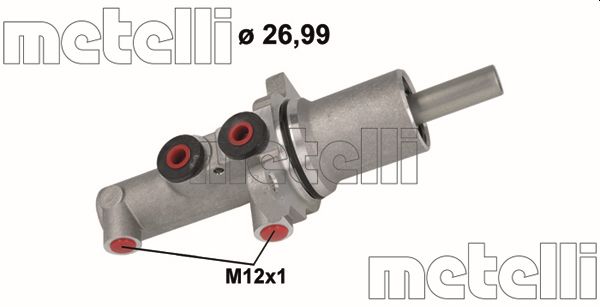 Главный тормозной цилиндр   05-1144   METELLI