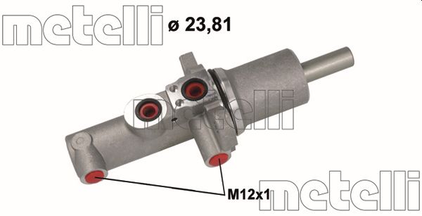 Головний гальмівний циліндр   05-1145   METELLI