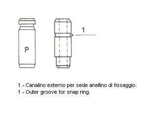Направляющая втулка клапана   01-S2882   METELLI