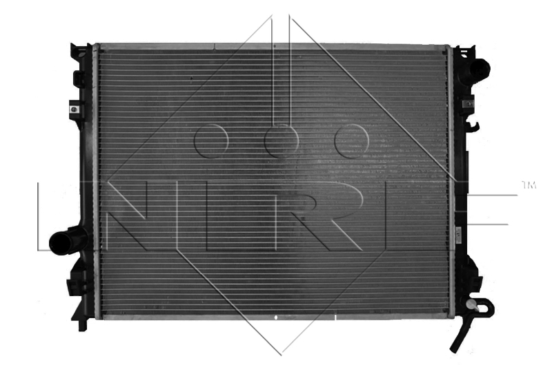 Радіатор, система охолодження двигуна   53928   NRF