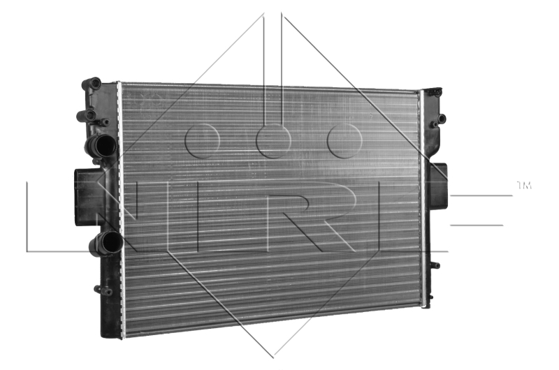 Радиатор, охлаждение двигателя   58361   NRF