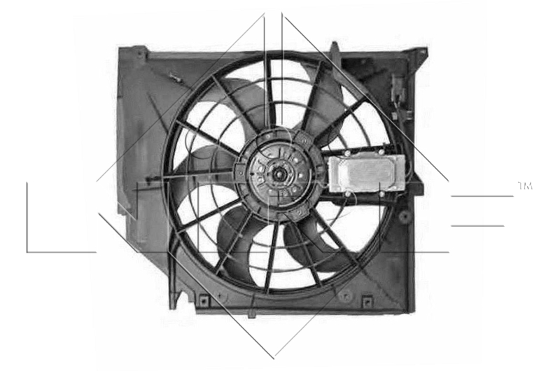 Вентилятор, система охолодження двигуна   47026   NRF