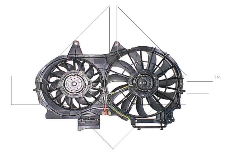 Вентилятор, система охолодження двигуна   47205   NRF