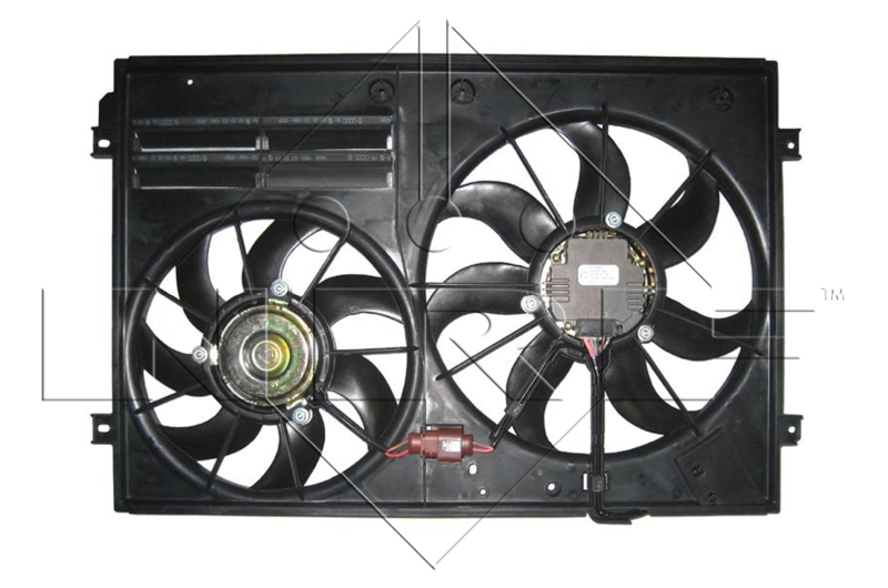 Вентилятор, система охолодження двигуна   47387   NRF
