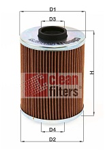 Масляный фильтр   ML 490   CLEAN FILTERS