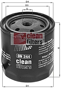 Фільтр палива   DN 244   CLEAN FILTERS