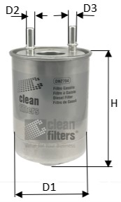 Фільтр палива   DN2704   CLEAN FILTERS