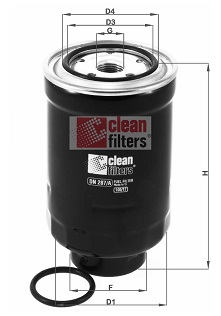 Топливный фильтр   DN 287/A   CLEAN FILTERS