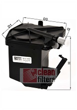 Фільтр палива   MGC1683   CLEAN FILTERS
