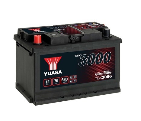 Стартерная аккумуляторная батарея   YBX3086   YUASA