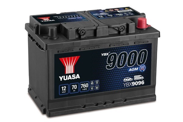 Стартерная аккумуляторная батарея   YBX9096   YUASA