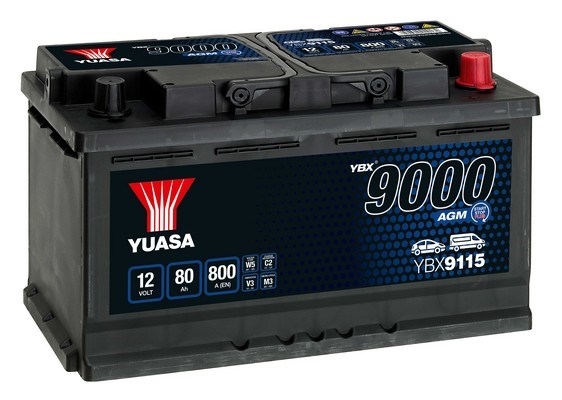 Стартерная аккумуляторная батарея   YBX9115   YUASA