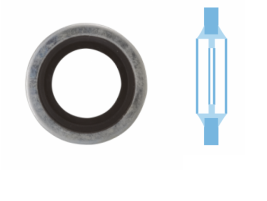 Уплотнительное кольцо, резьбовая пробка маслосливн. отверст.   006339H   CORTECO