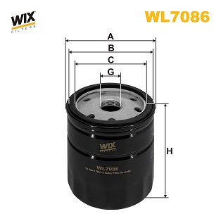 Масляный фильтр   WL7086   WIX FILTERS