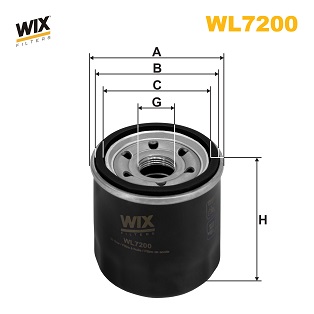 Оливний фільтр   WL7200   WIX FILTERS