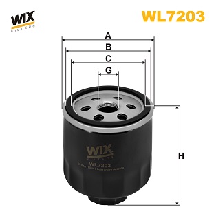 Оливний фільтр   WL7203   WIX FILTERS