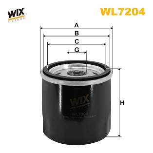 Оливний фільтр   WL7204   WIX FILTERS