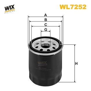 Оливний фільтр   WL7252   WIX FILTERS