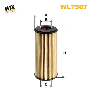 Оливний фільтр   WL7507   WIX FILTERS