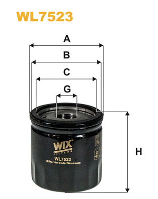 Масляный фильтр   WL7523   WIX FILTERS