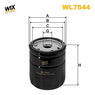 Масляный фильтр   WL7544   WIX FILTERS