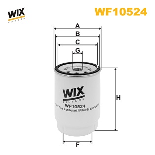 Фільтр палива   WF10524   WIX FILTERS