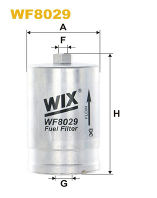 Фільтр палива   WF8029   WIX FILTERS