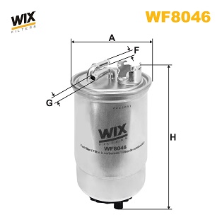 Фільтр палива   WF8046   WIX FILTERS