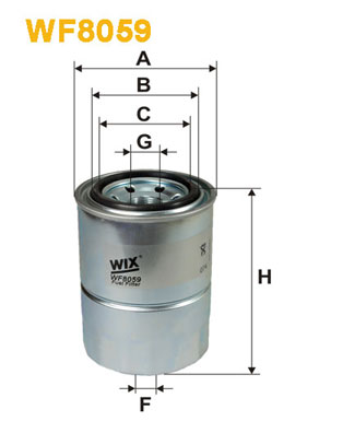 Топливный фильтр   WF8059   WIX FILTERS