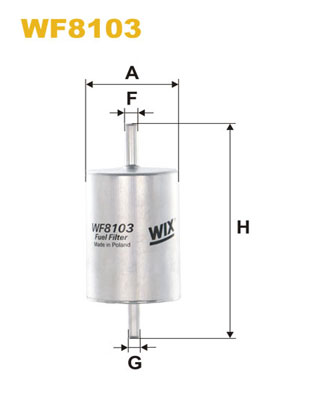 Топливный фильтр   WF8103   WIX FILTERS
