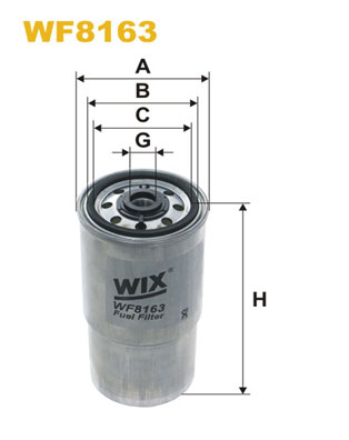 Топливный фильтр   WF8163   WIX FILTERS