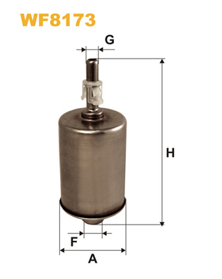 Топливный фильтр   WF8173   WIX FILTERS