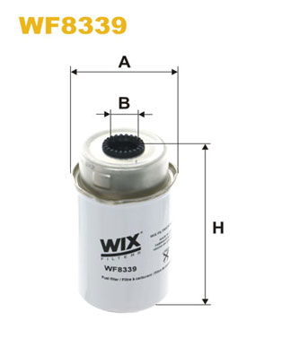 Фільтр палива   WF8339   WIX FILTERS
