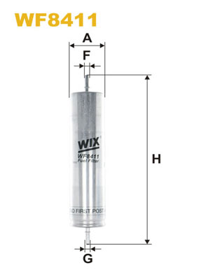 Топливный фильтр   WF8411   WIX FILTERS