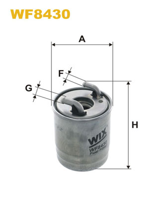 Фільтр палива   WF8430   WIX FILTERS