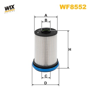 Фільтр палива   WF8552   WIX FILTERS